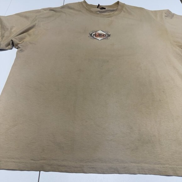 Vintage 90s Jet Ski T Shirt Mens XL 25.5x30 Jet Tribe Brown Single Stitch - Picture 7 of 12